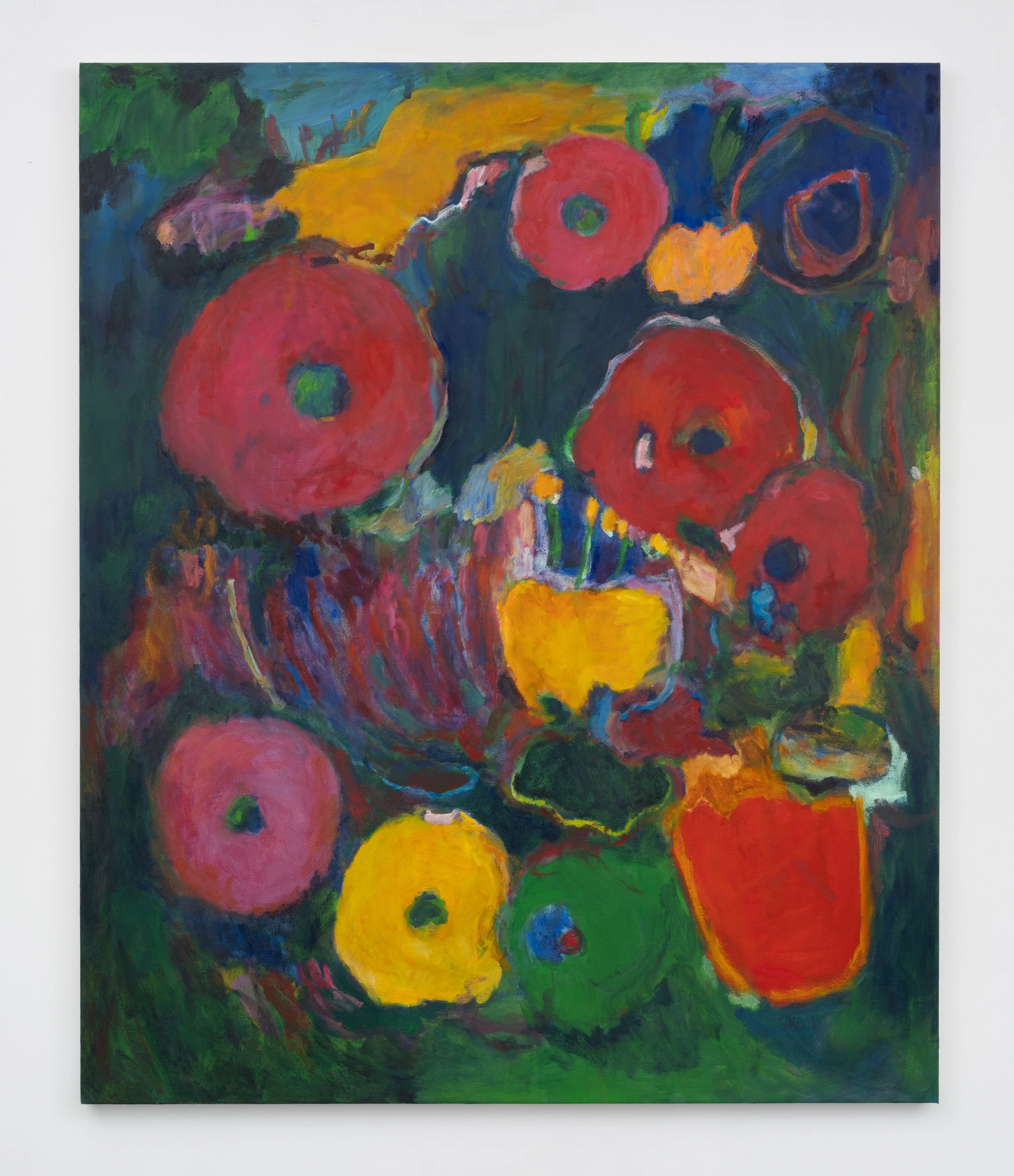  Circle, 2026, oil on canvas, 56 × 47” 