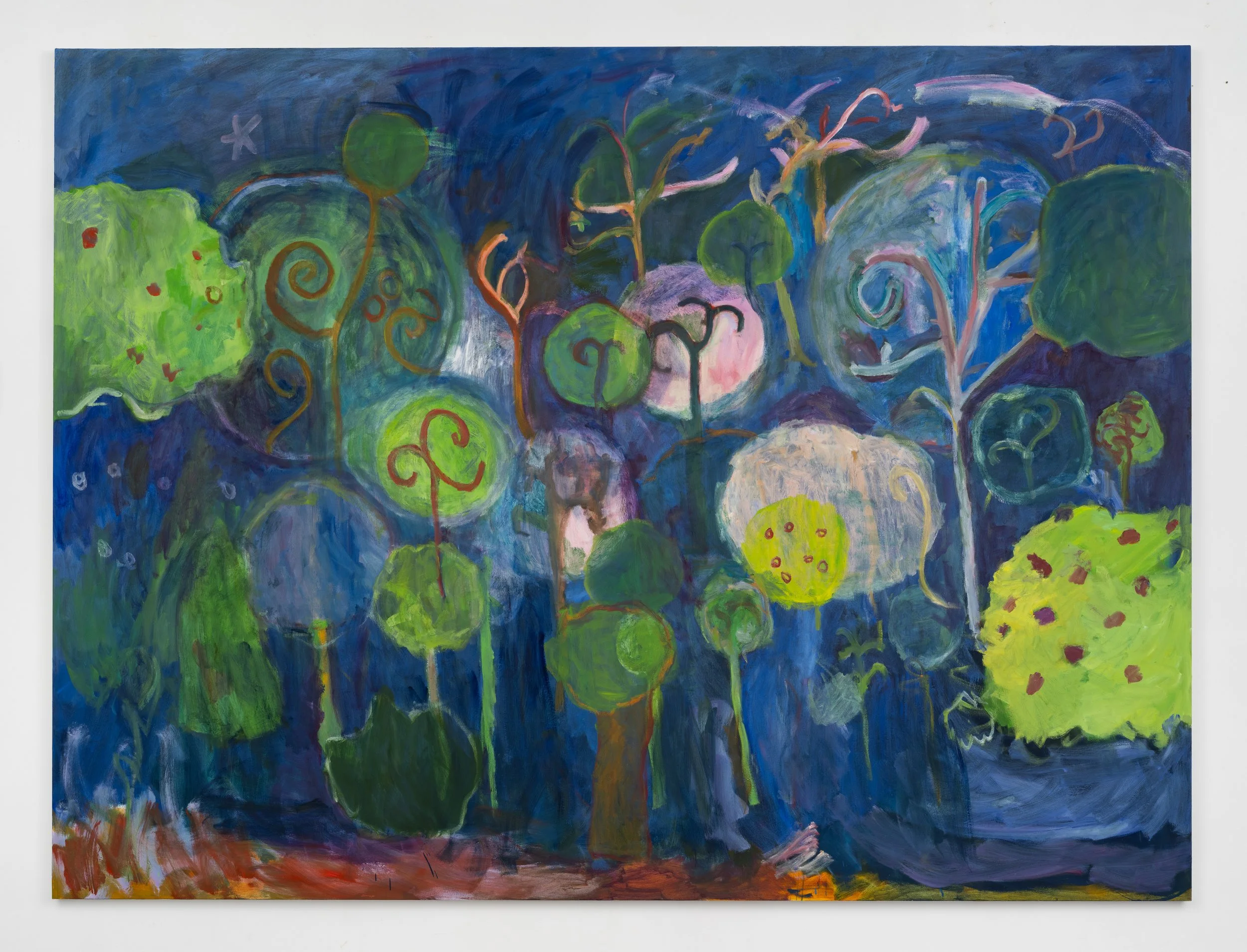  Dreamy Nowheres, 2026, oil on canvas, 72 × 96” 