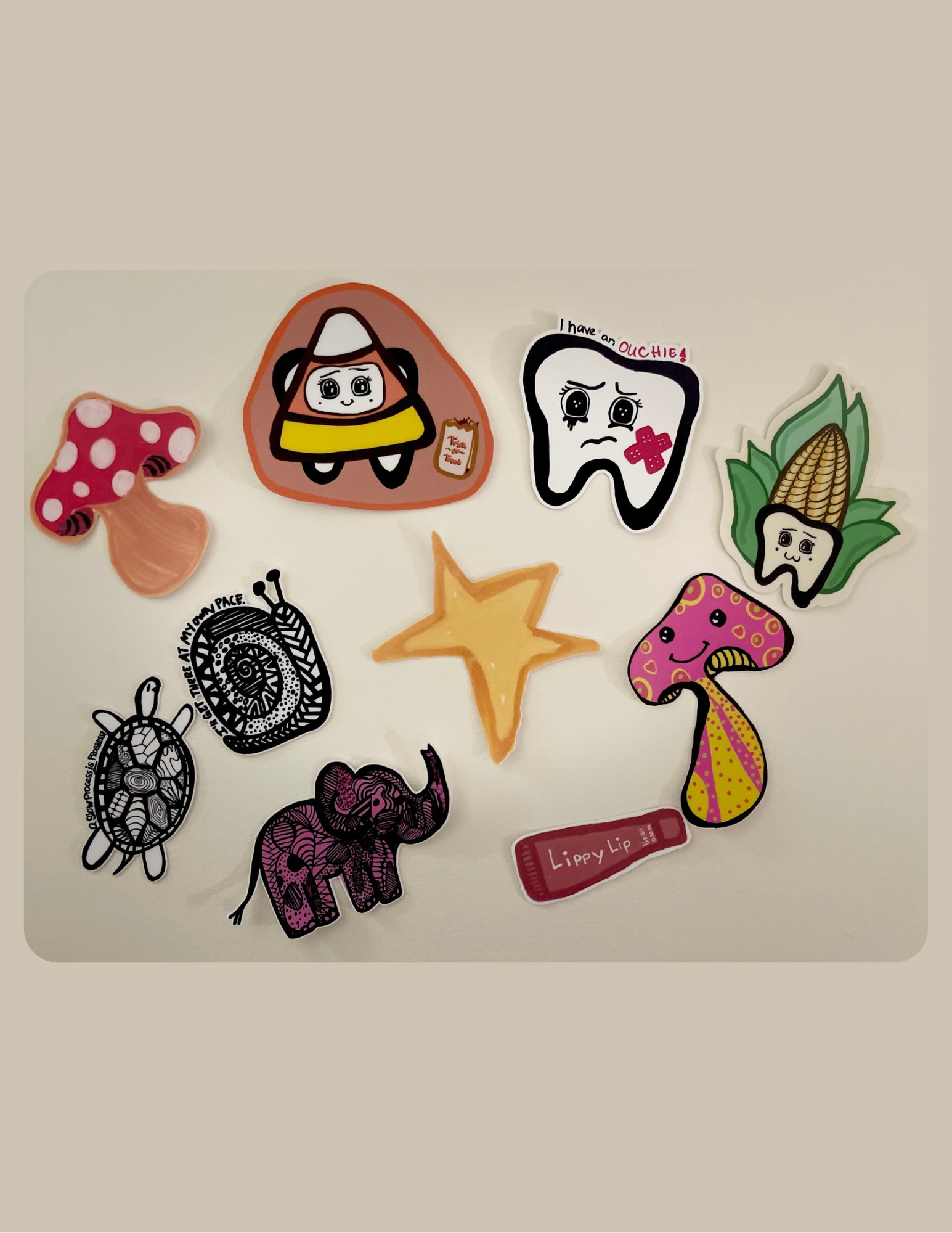Tooth Dressed Up as Candy Corn.png