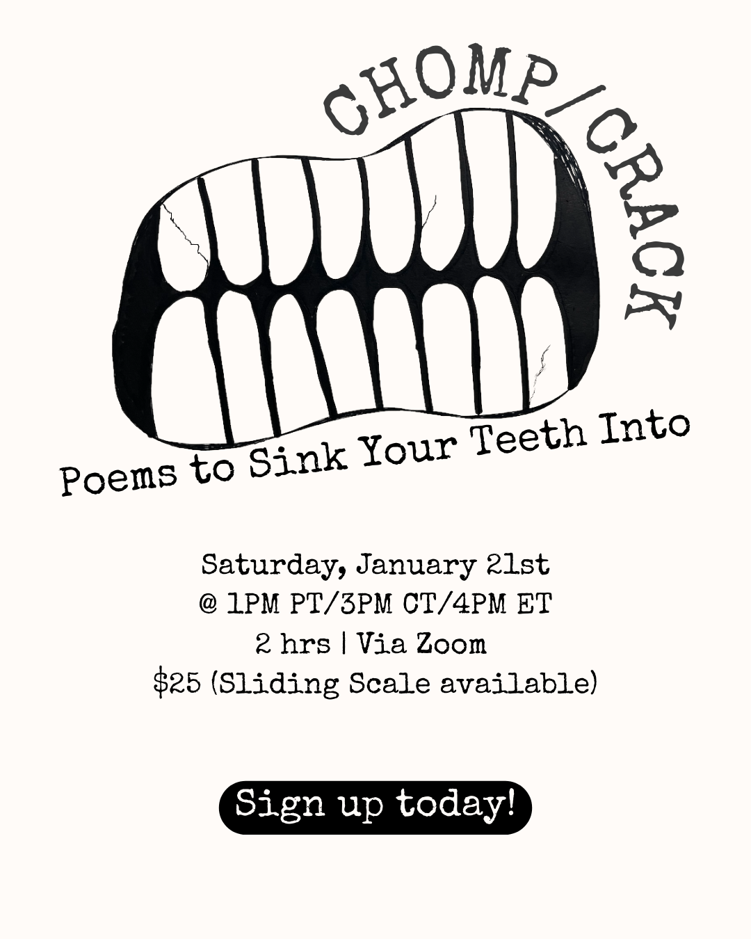 Chomp/Crack: Poems You Can Sink Your Teeth Into