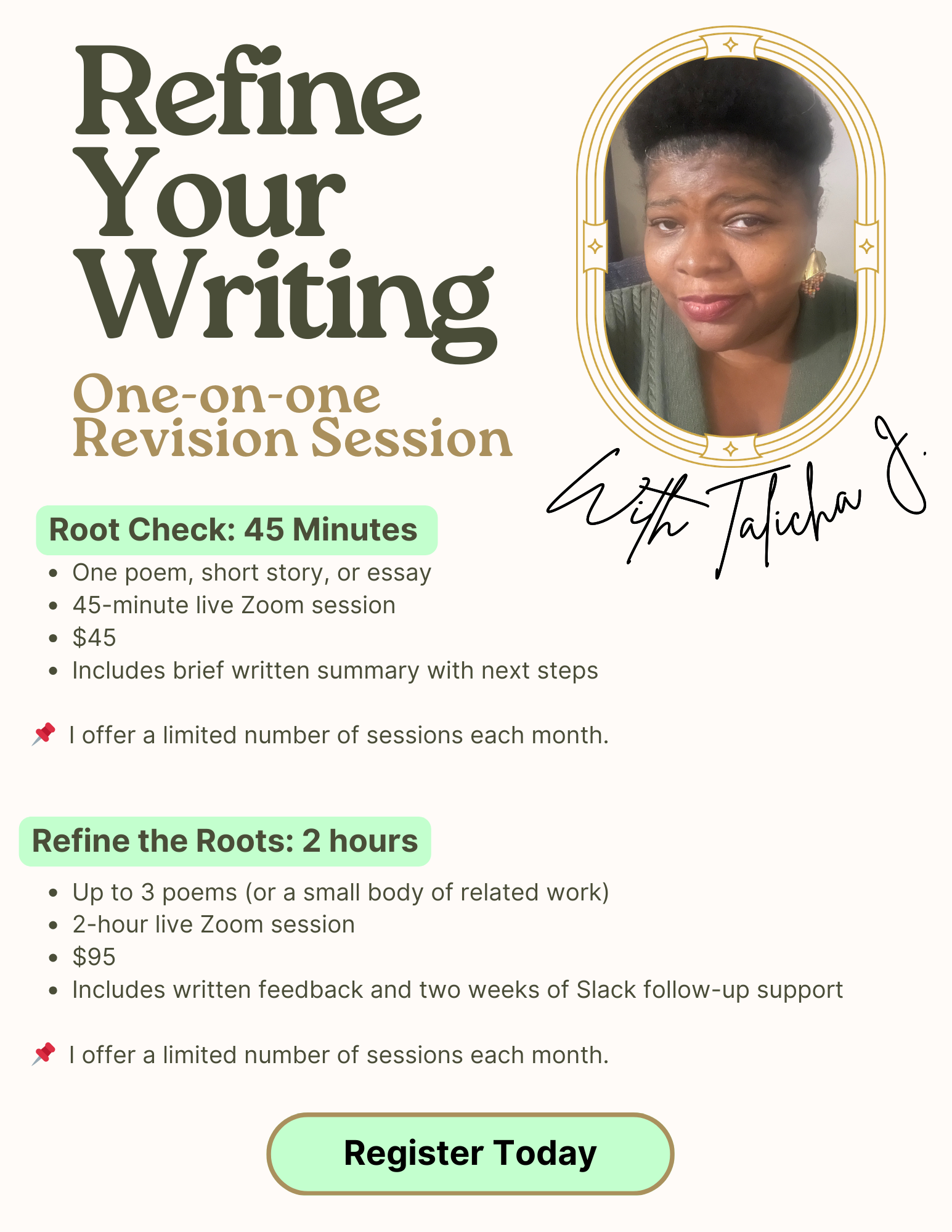 Refine the Roots: Poetry Revision Session