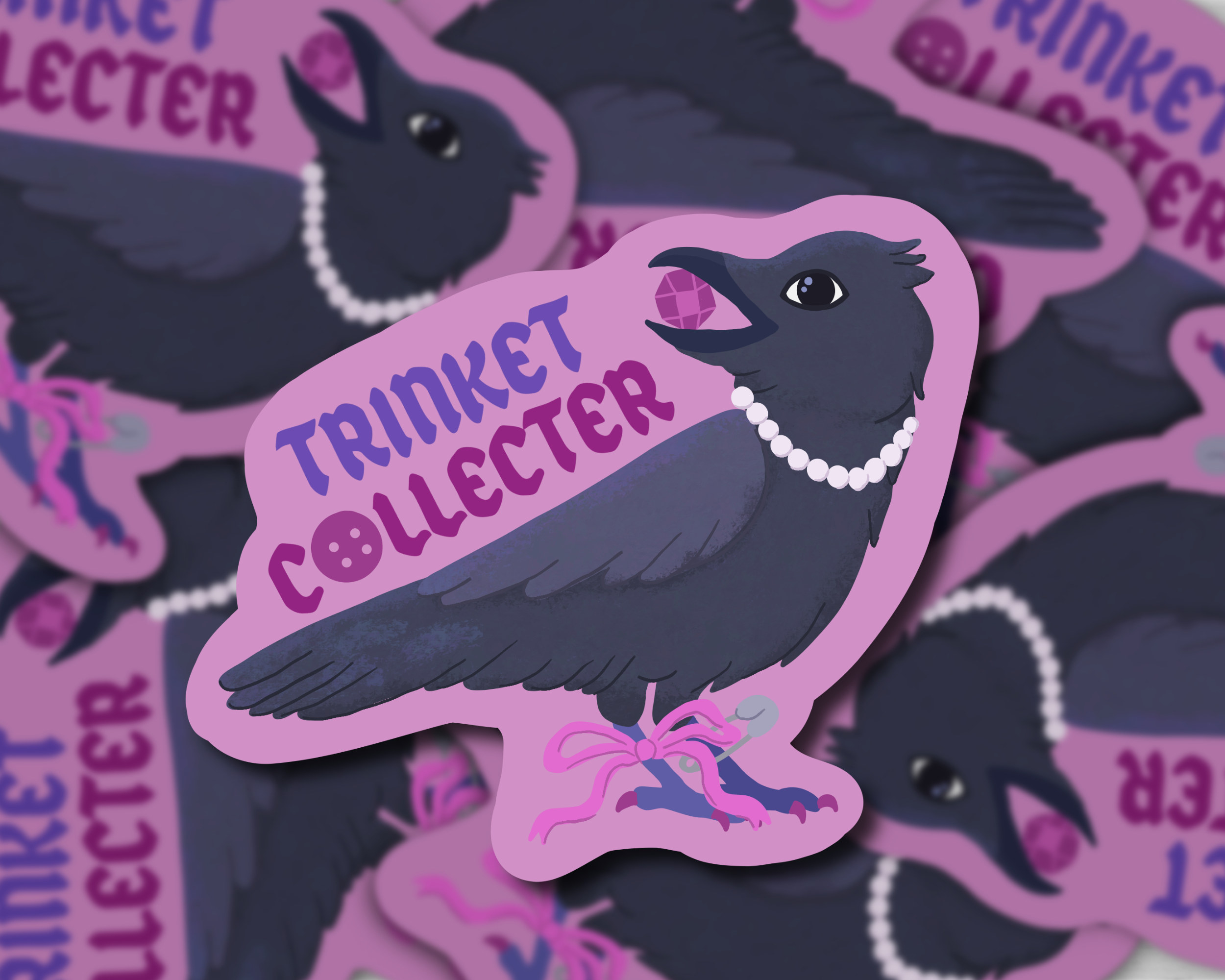 Trinket Collector Sticker