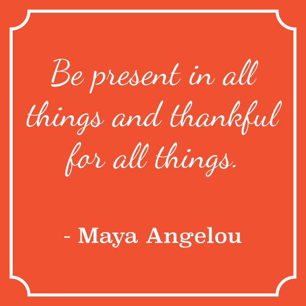Thursday Thoughts: On Being Thankful