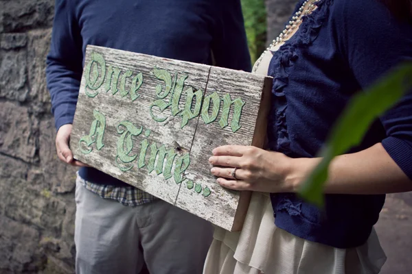 Beauty and the Beast Inspired Engagement Shoot