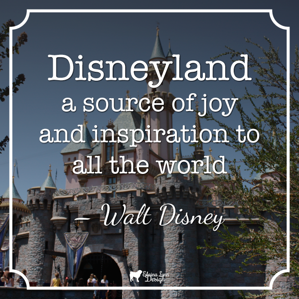 Thursday Thoughts on Disneyland: A Source of Joy and Inspiration
