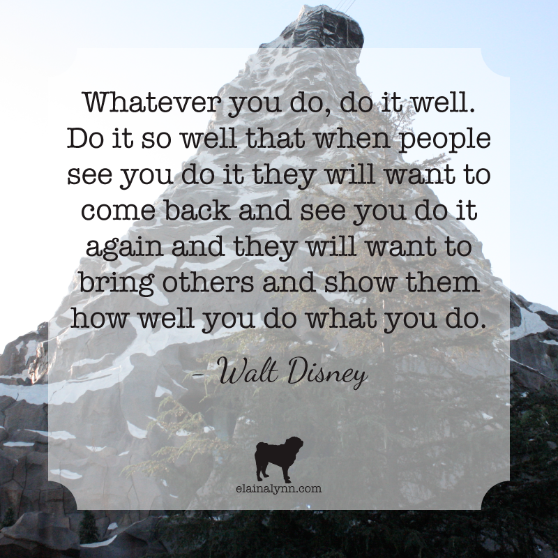 Thursday Thoughts: On Getting It Done vs. Doing It Well