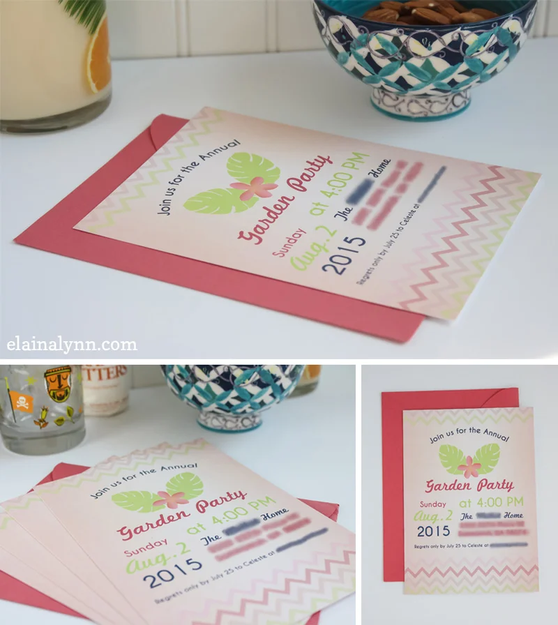 Summer Garden Party with a Modern Hawaiian Twist