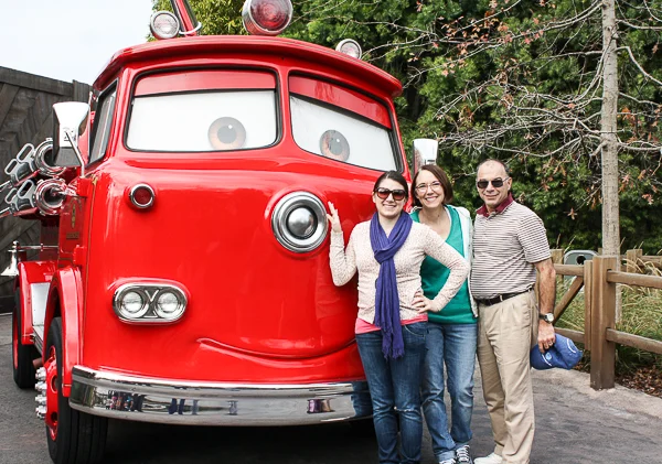 Family with Red