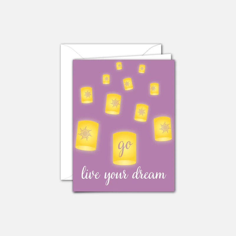 Go Live your Dream - grad card