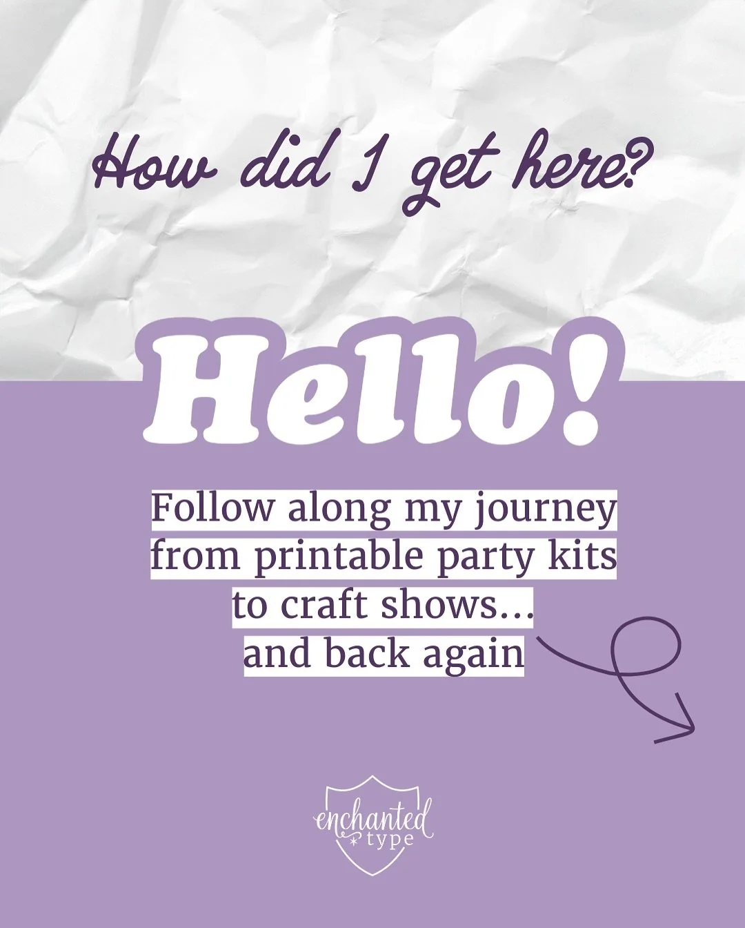 Time for a little history of Enchanted Type! I&rsquo;m so thankful for this business that allows me to step back and take care of my family when needed. 

But I&rsquo;m very excited to announce that I&rsquo;ll be returning this August! Swipe through 