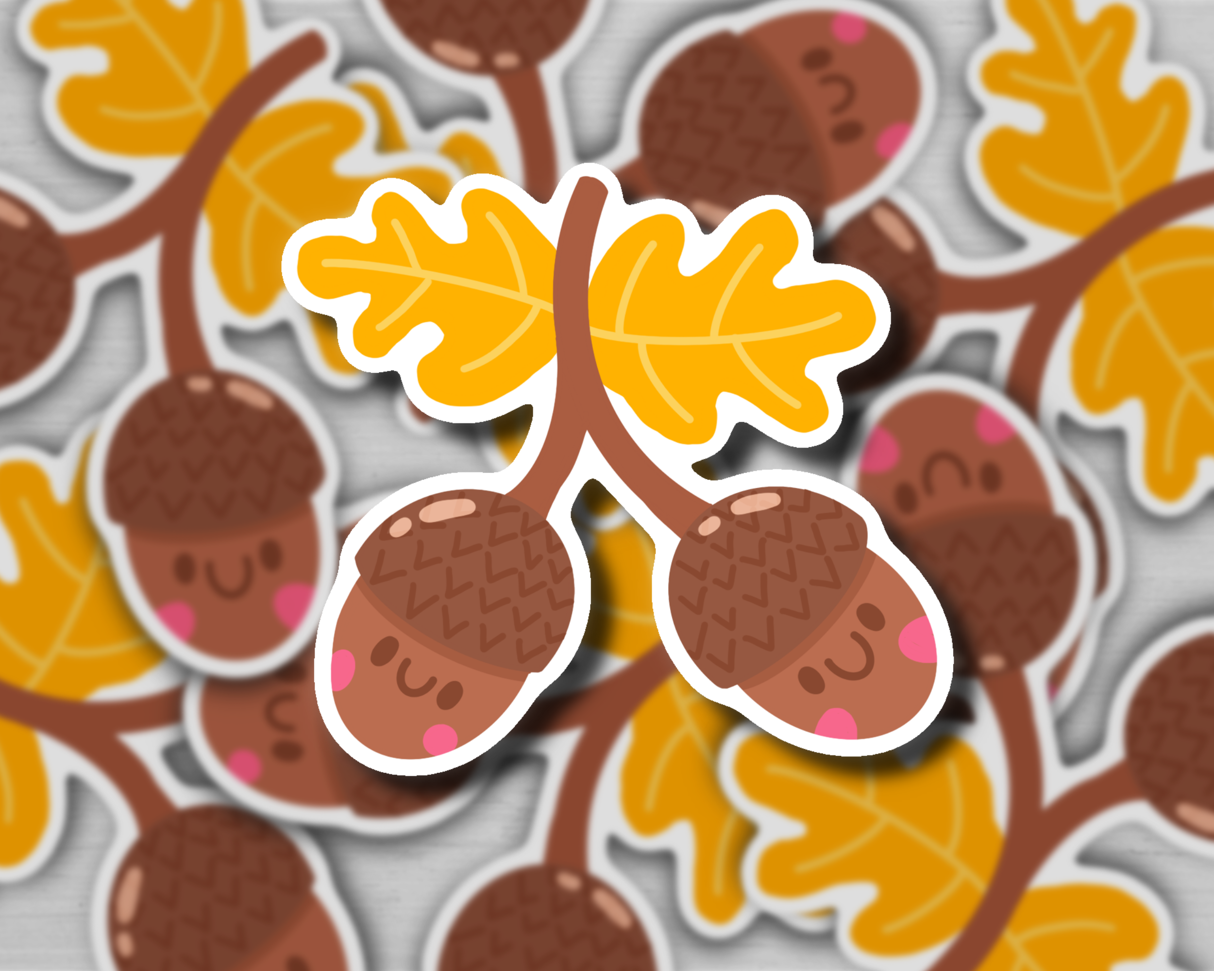 Acorns Sticker