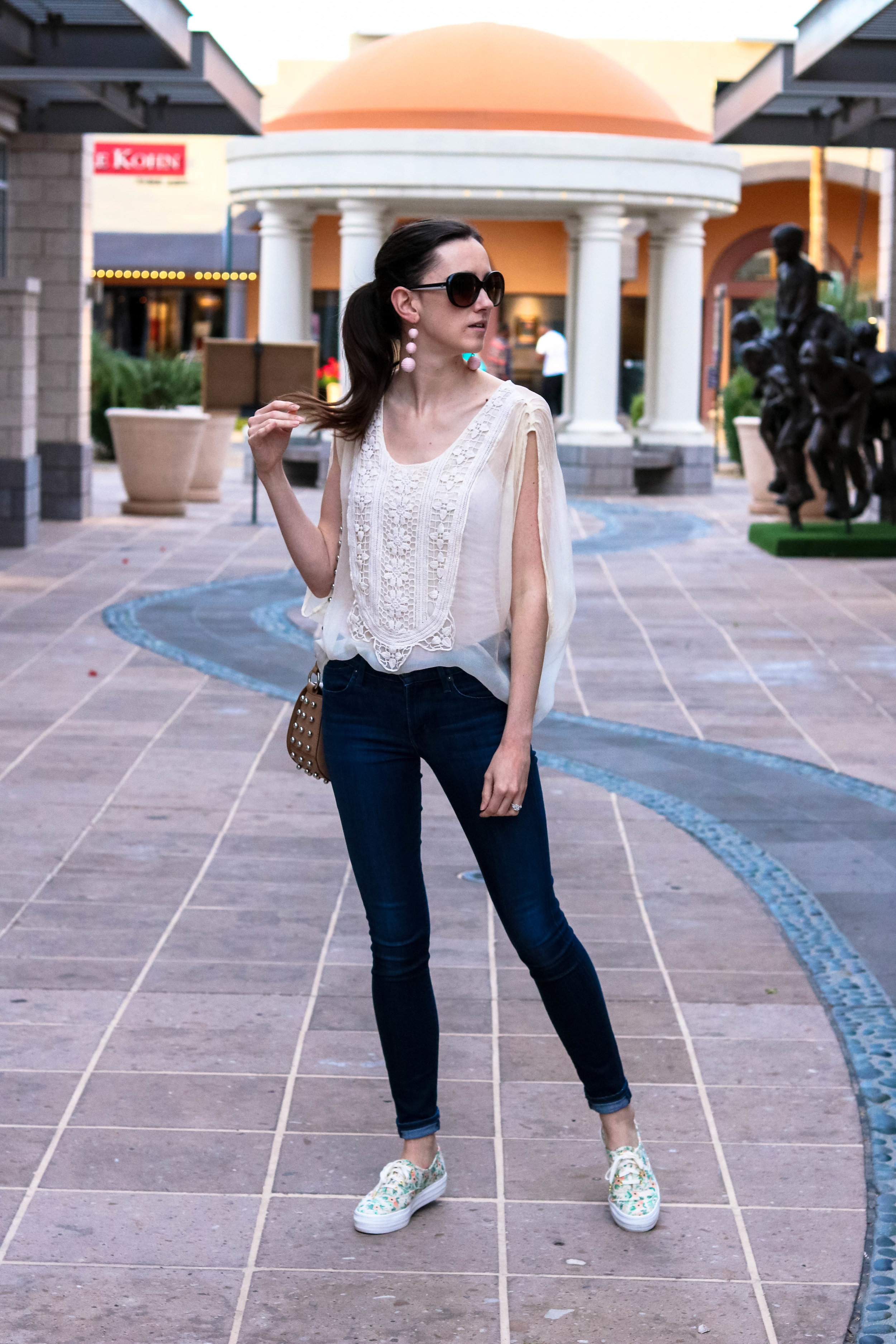 Lace and Keds Blushful Belle