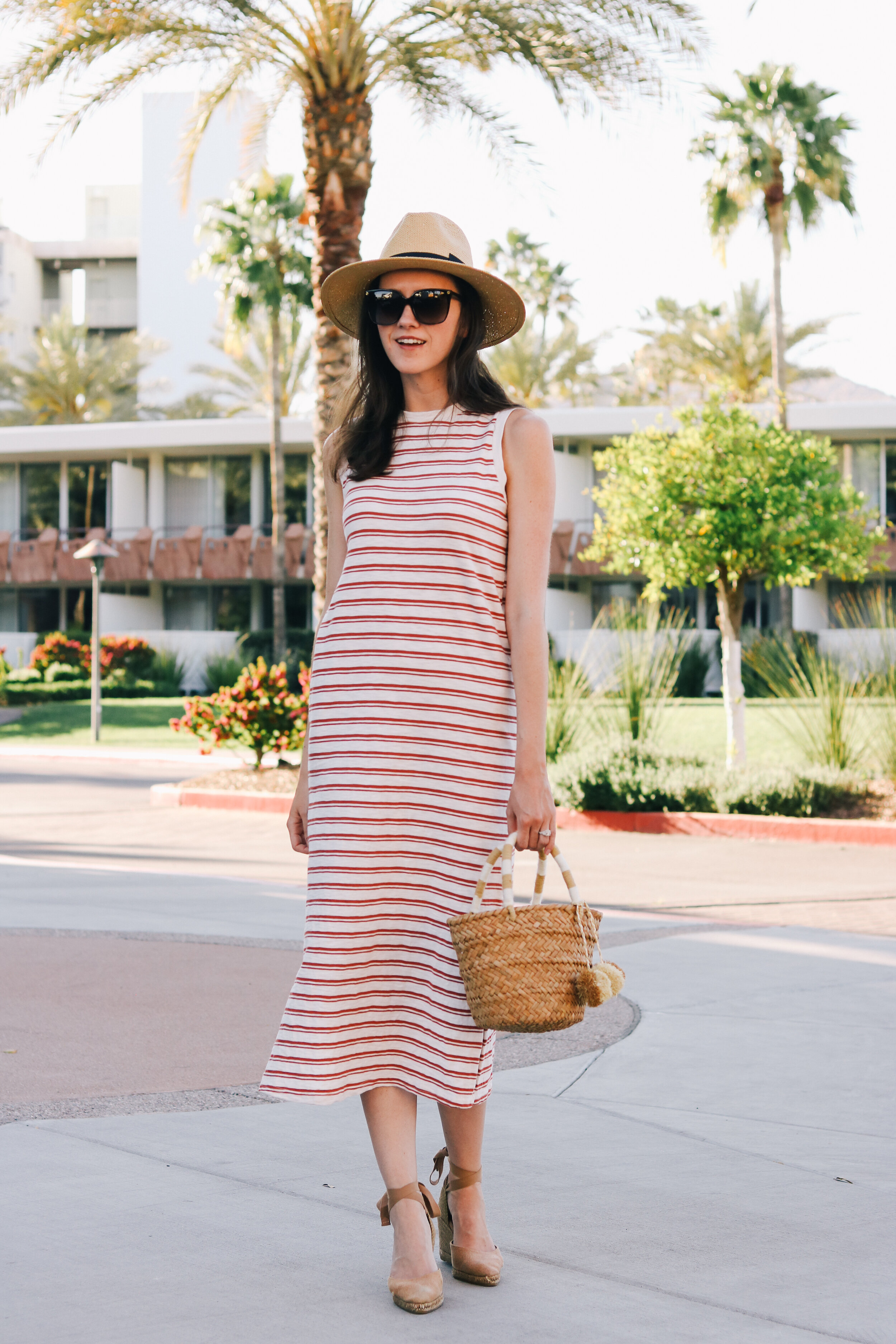 Target Style: Striped Midi Dress — Blushful Belle