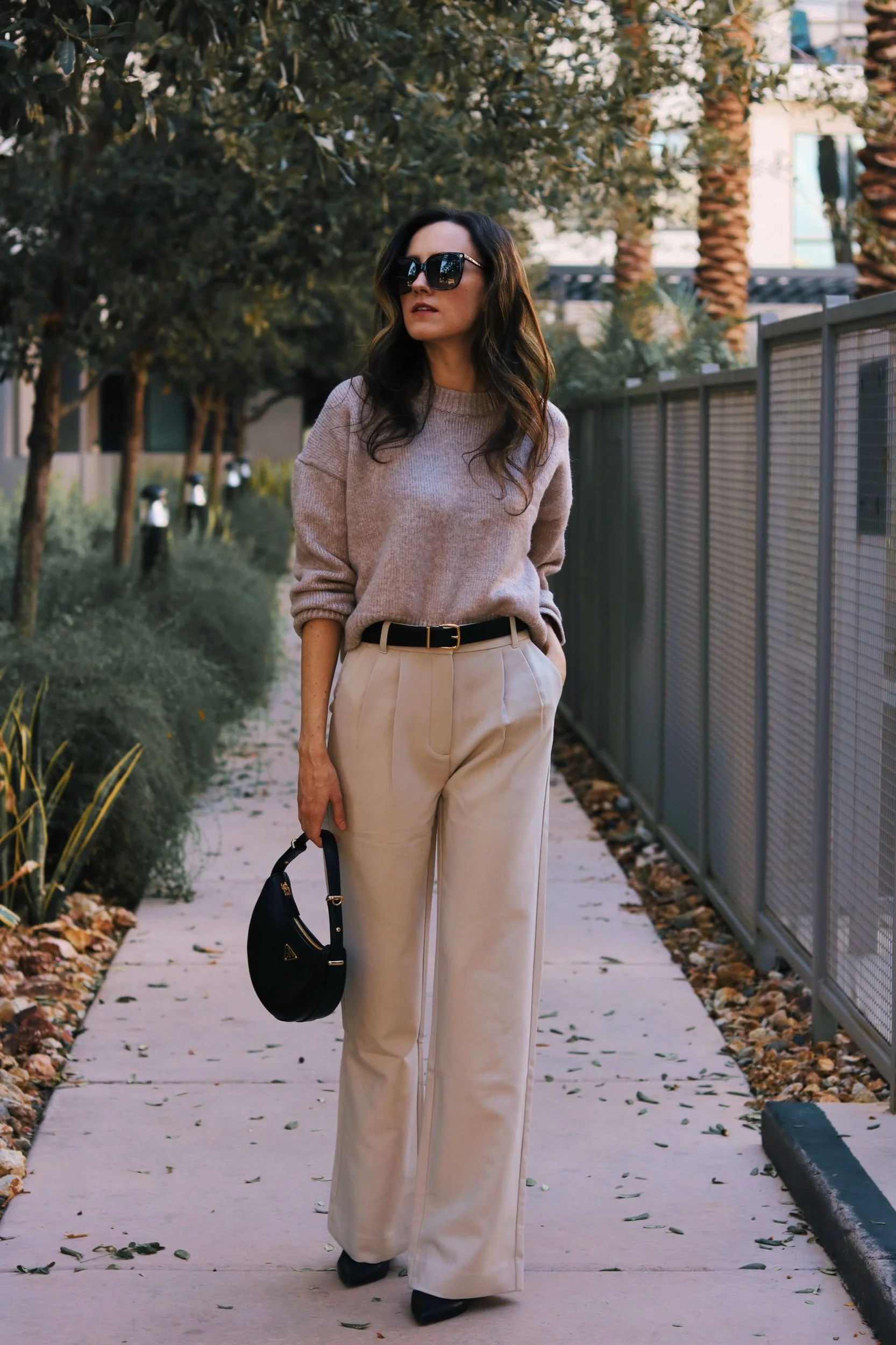 A Monochromatic Neutral Winter Outfit