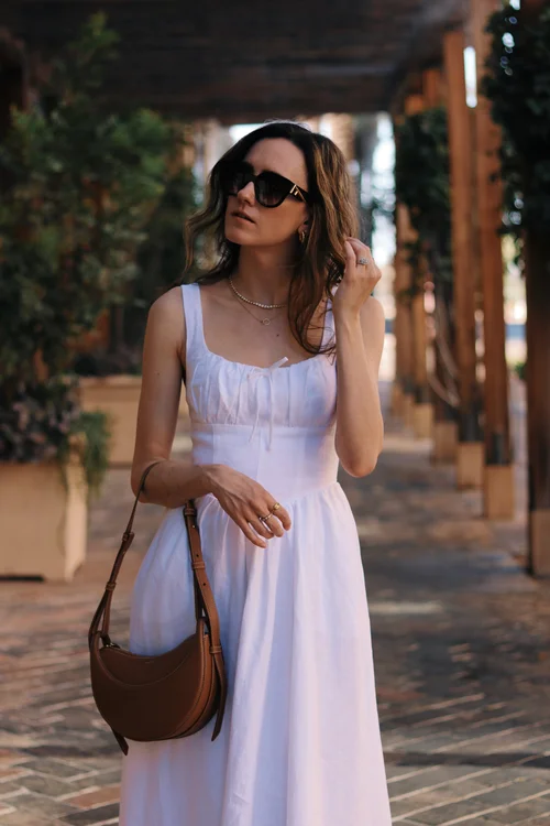 An Effortless White Linen Dress for Summer  Blushful Belle