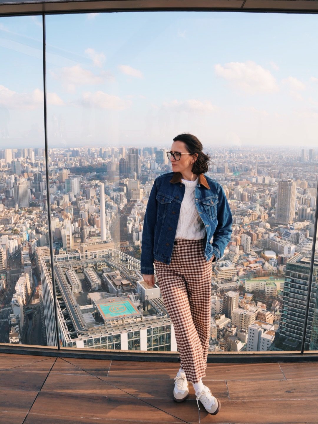 view from the 🔝☁️🏙️ @shibuya_sky was such a cool (and slightly terrifying) experience! Not even the crazy wind could stop us from enjoying the 360 views of Tokyo. More on stories! 

#shibuyasky #tokyojapan #shibuyatokyo #tokyotravel #tokyotokyo