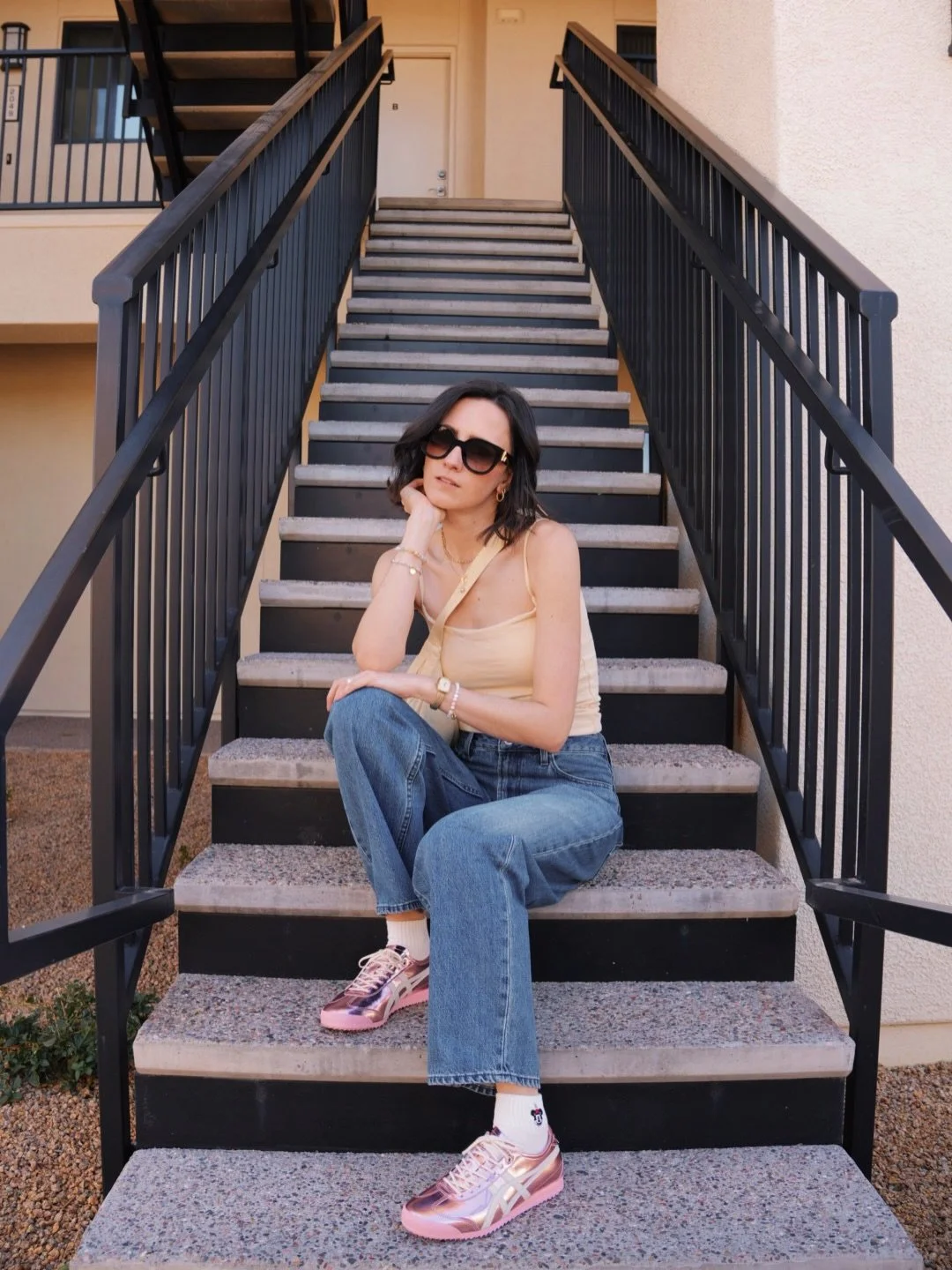 current obsessions: butter yellow, this song &amp; my new @onitsukatigerus sneakers 🌼🎵👟 We&rsquo;re one day closer to the weekend! Got any fun plans? ✨

#butteryellow #butteryellowoutfit #fridayeve #casualootd #onitsukatigeroriginal