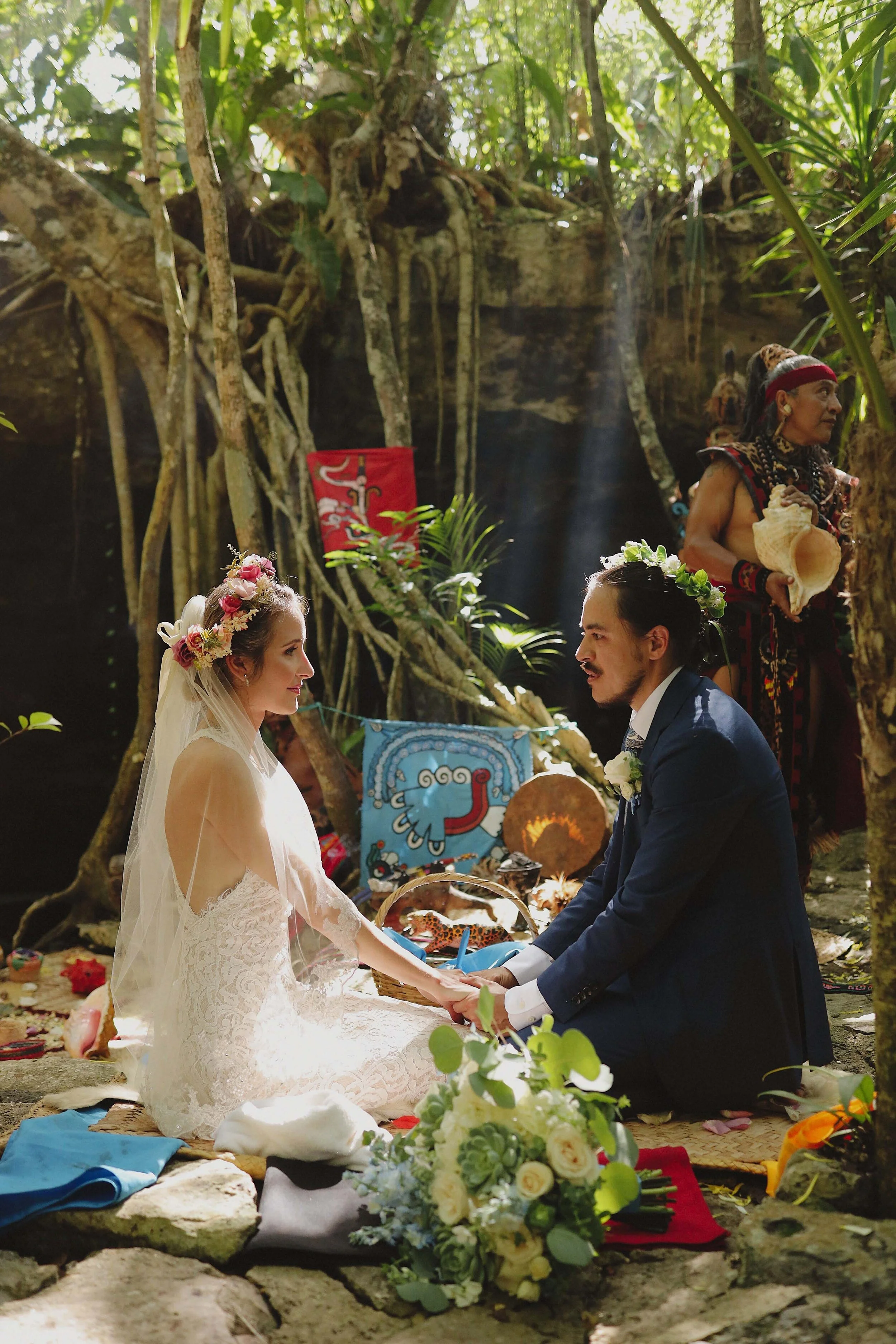 A CENOTE WEDDING IN TULUM A+H