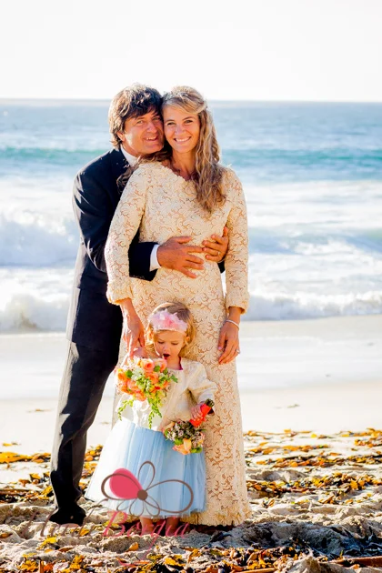 Pavel &amp; Siobhan Gazur with daughter Vendela. Garrapata Beach, Big Sur. | Photo by Heidi Borgia Photography, Carmel By The Sea, California.&nbsp;