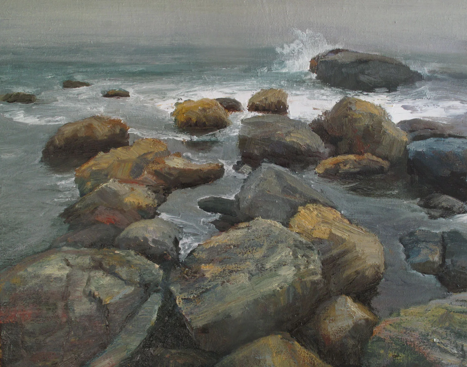 Kirk Creek Stone Steps, Big Sur, 24 x 18