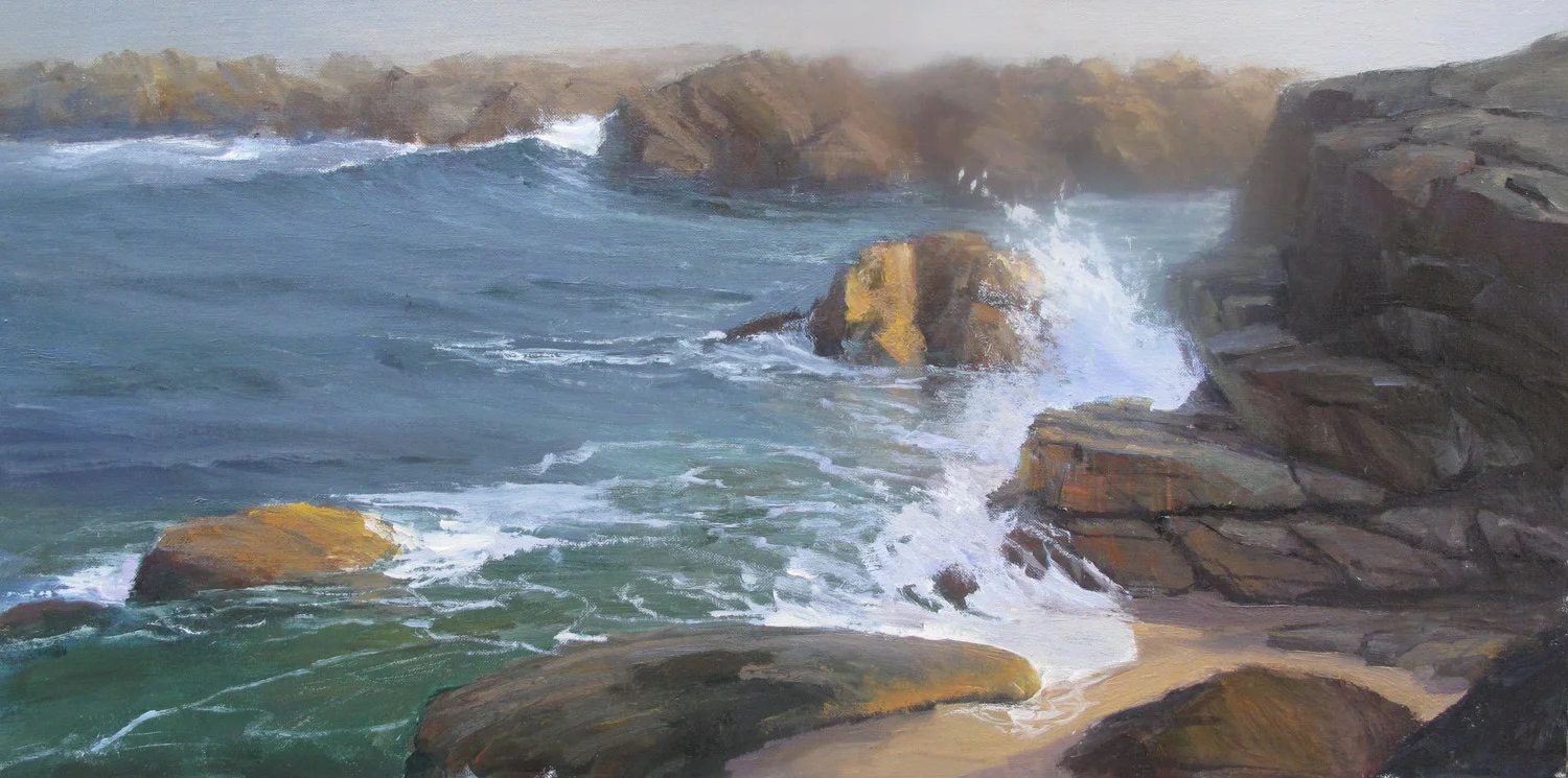 Sunset Drive at Pacific Grove, 12 x 24