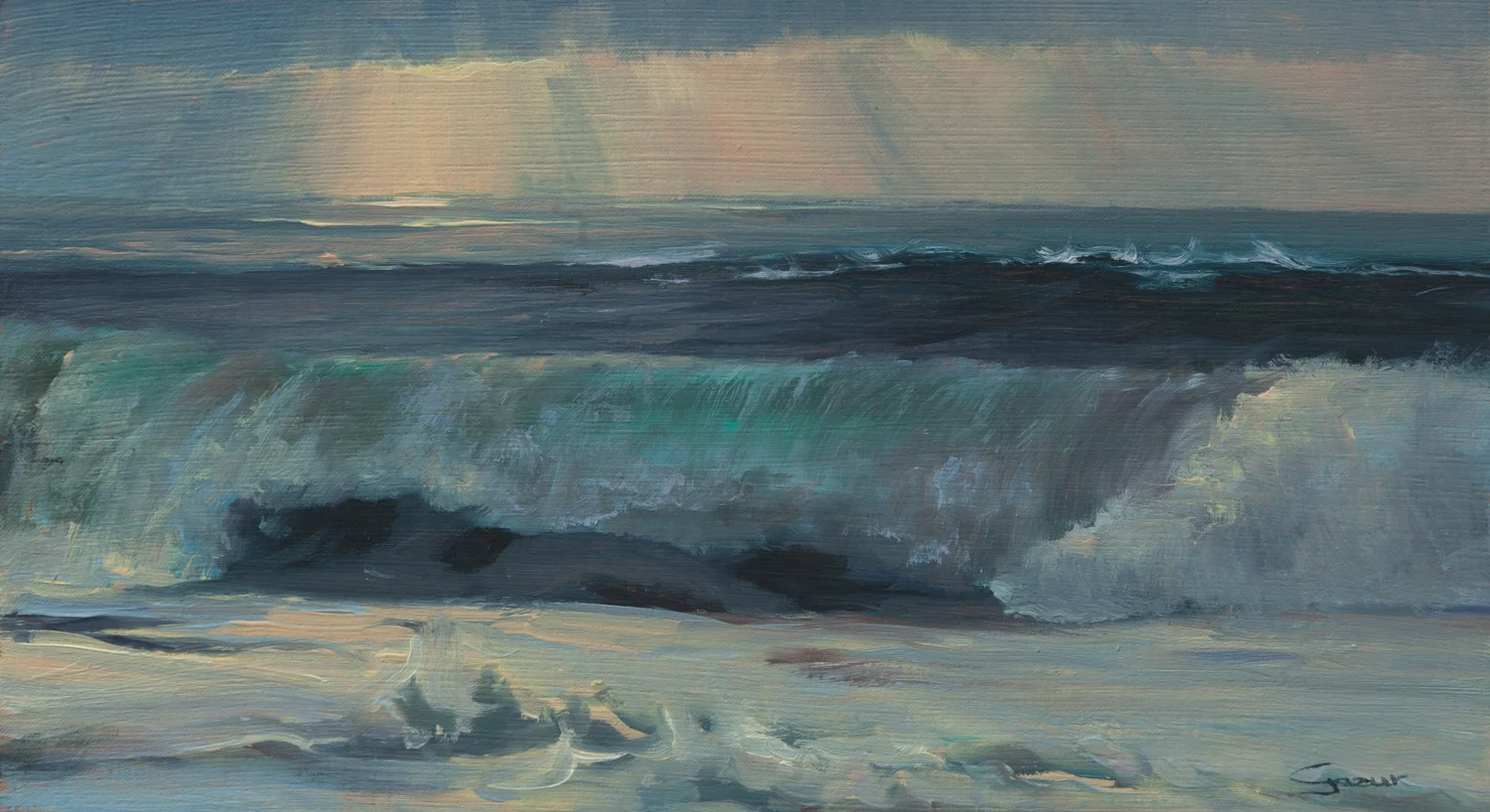 Sunset at Garrapata, Big Sur, 16 x 9
