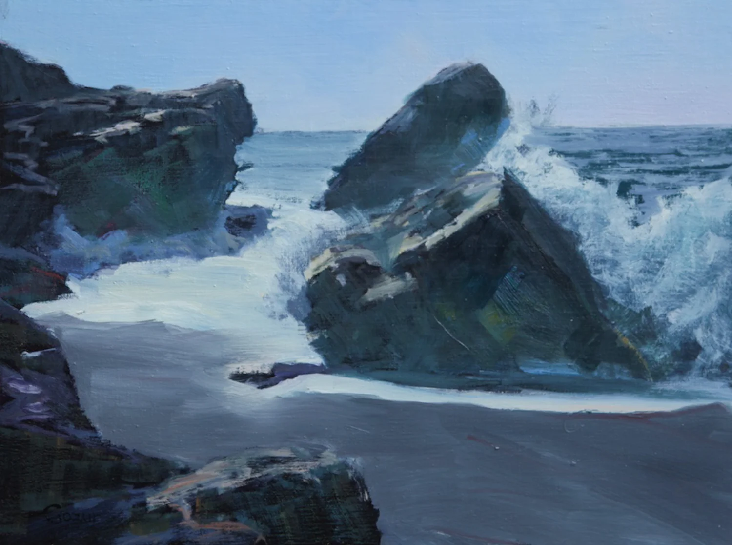 Limekiln Rocks, Big Sur, 12 x 16