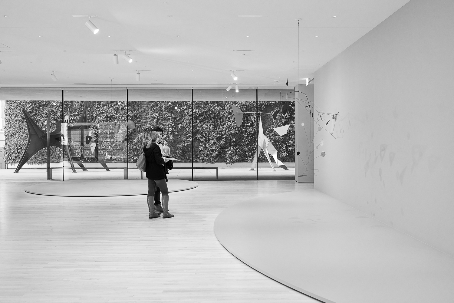 A date in the Calder room.