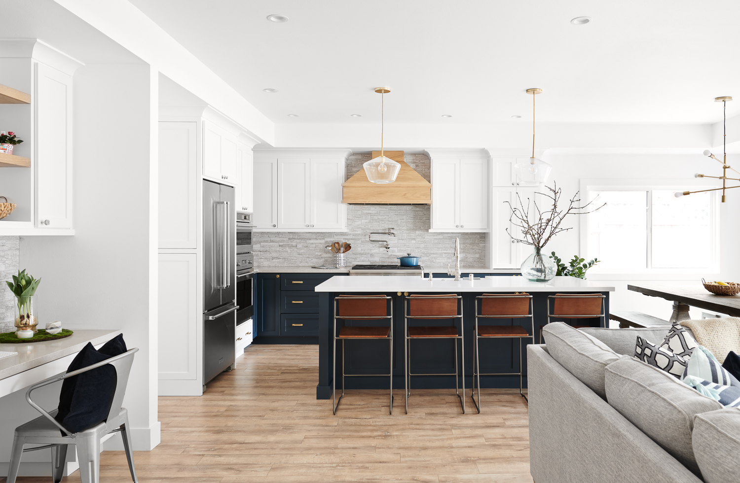 KBG Design open layout kitchen and family room KBG Design open layout kitchen and family room