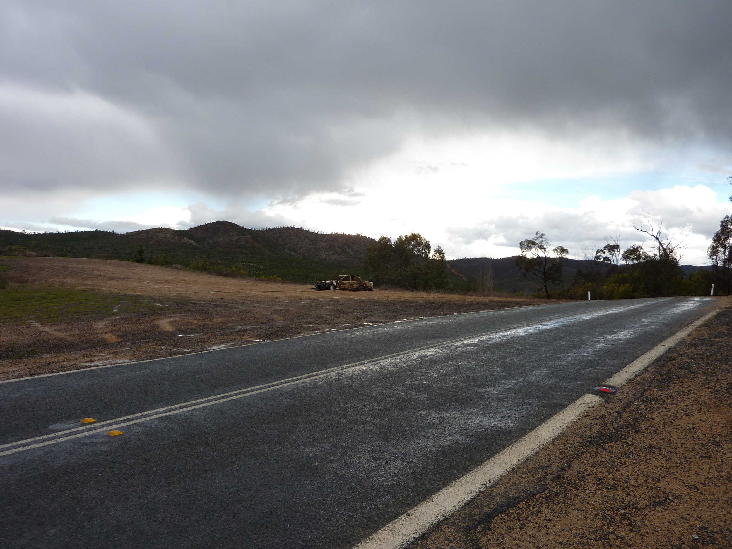 Desolate Canberra hills
