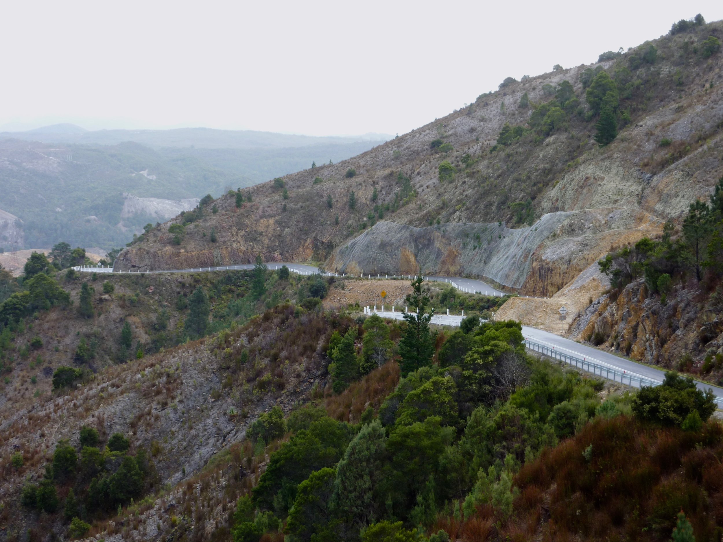 Road out of Queenstown, Tasmania