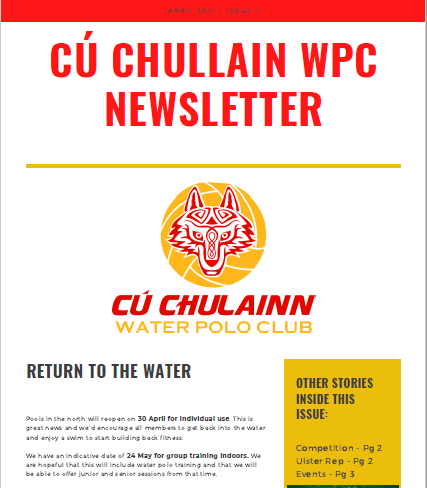 Club newsletter - April update
