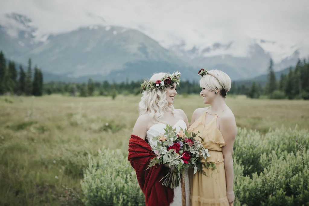 Bohemian Mountain Elopement in Alaska - Alaska Destination Weddings