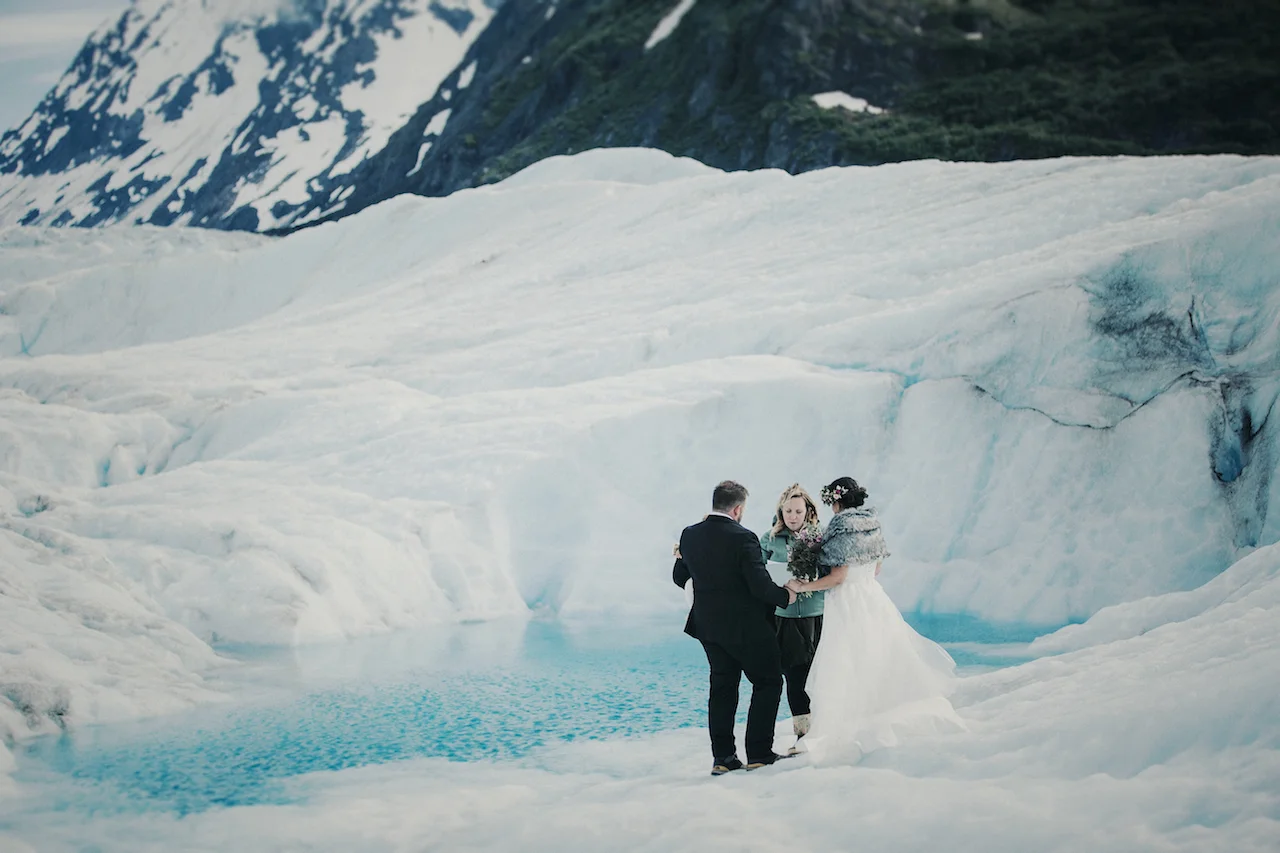 Elope to Alaska - Alaska Destination Weddings Glacier Elopement Package