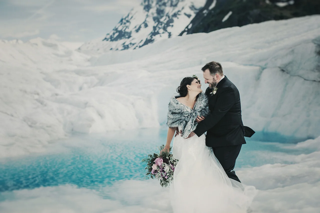 Elope to Alaska - Alaska Destination Weddings Glacier Elopement Package
