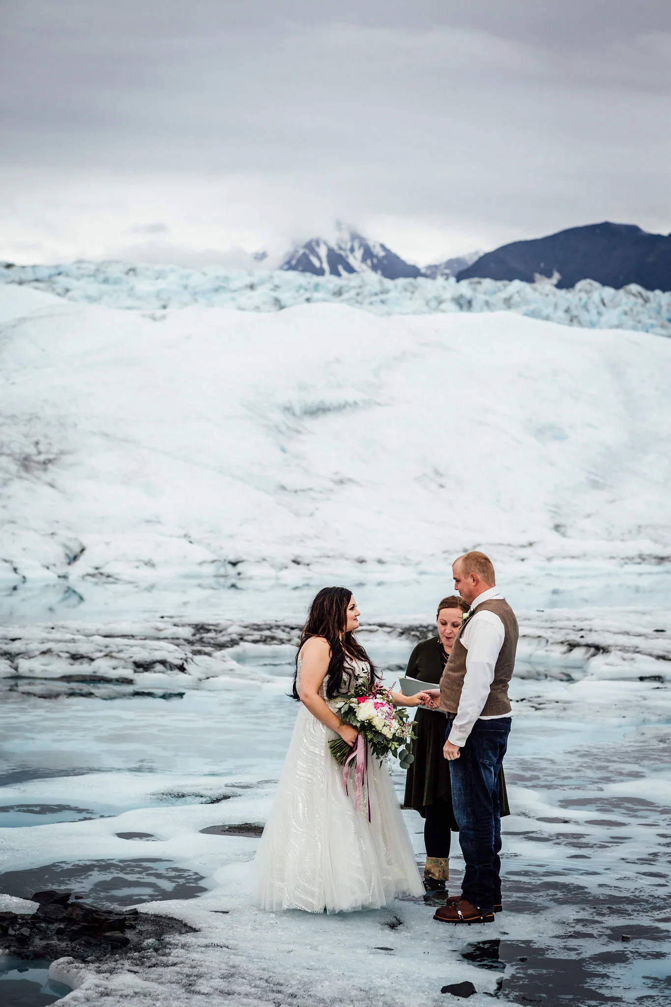 Elope in Alaska - Alaska Destination Weddings - Glacier Elopement
