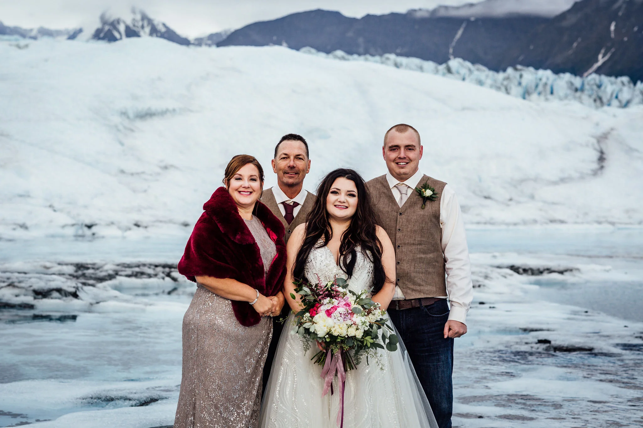 Elope in Alaska - Alaska Destination Weddings - Glacier Elopement