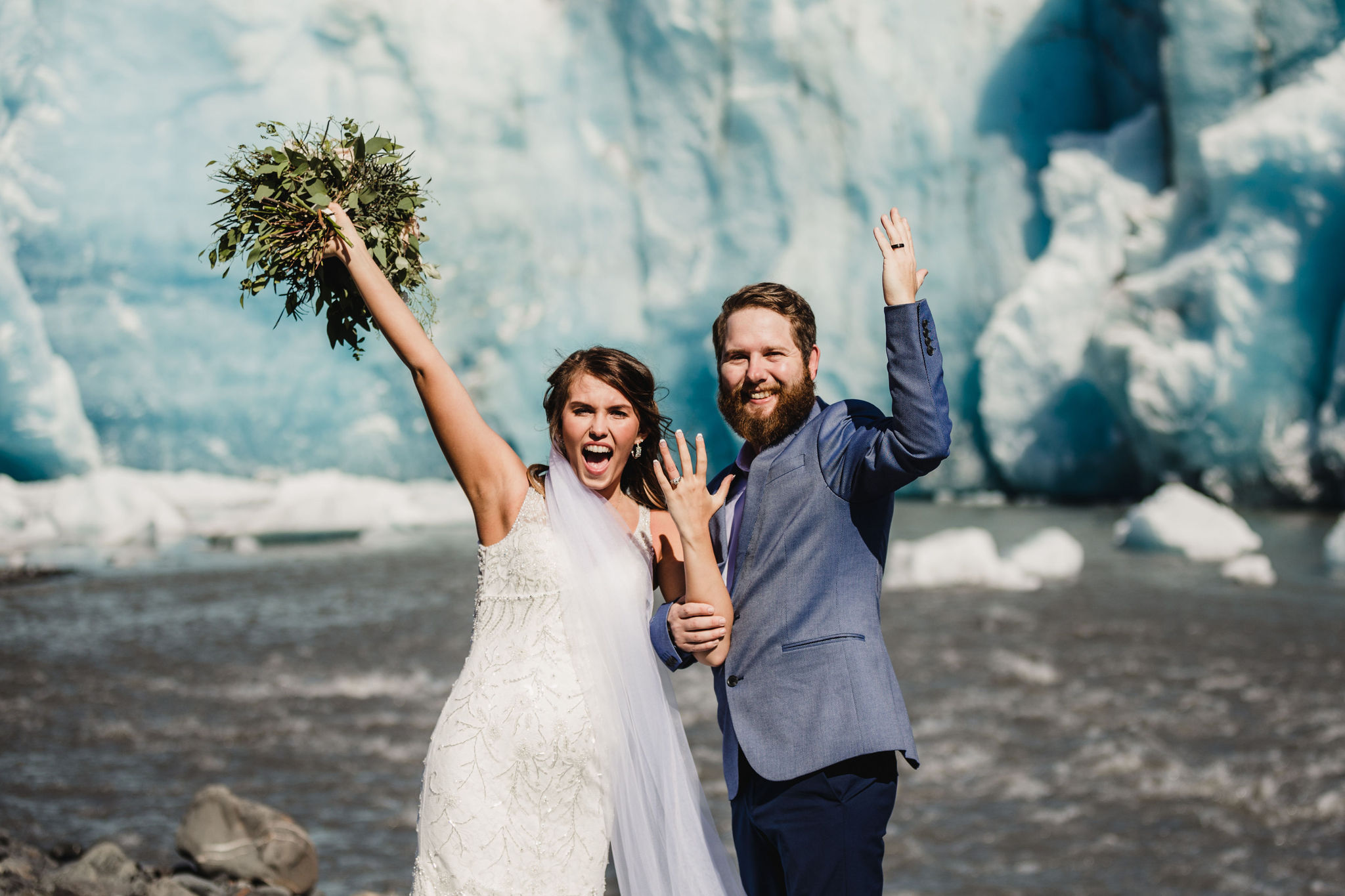 Alaska Glacier Elopement