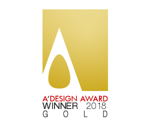 2018 A'Design Award Gold Winner Award - Studio In2 Award