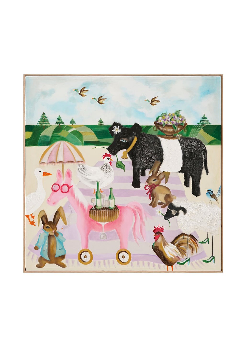 The Funny Farm 1.4m x 1.4m $2995