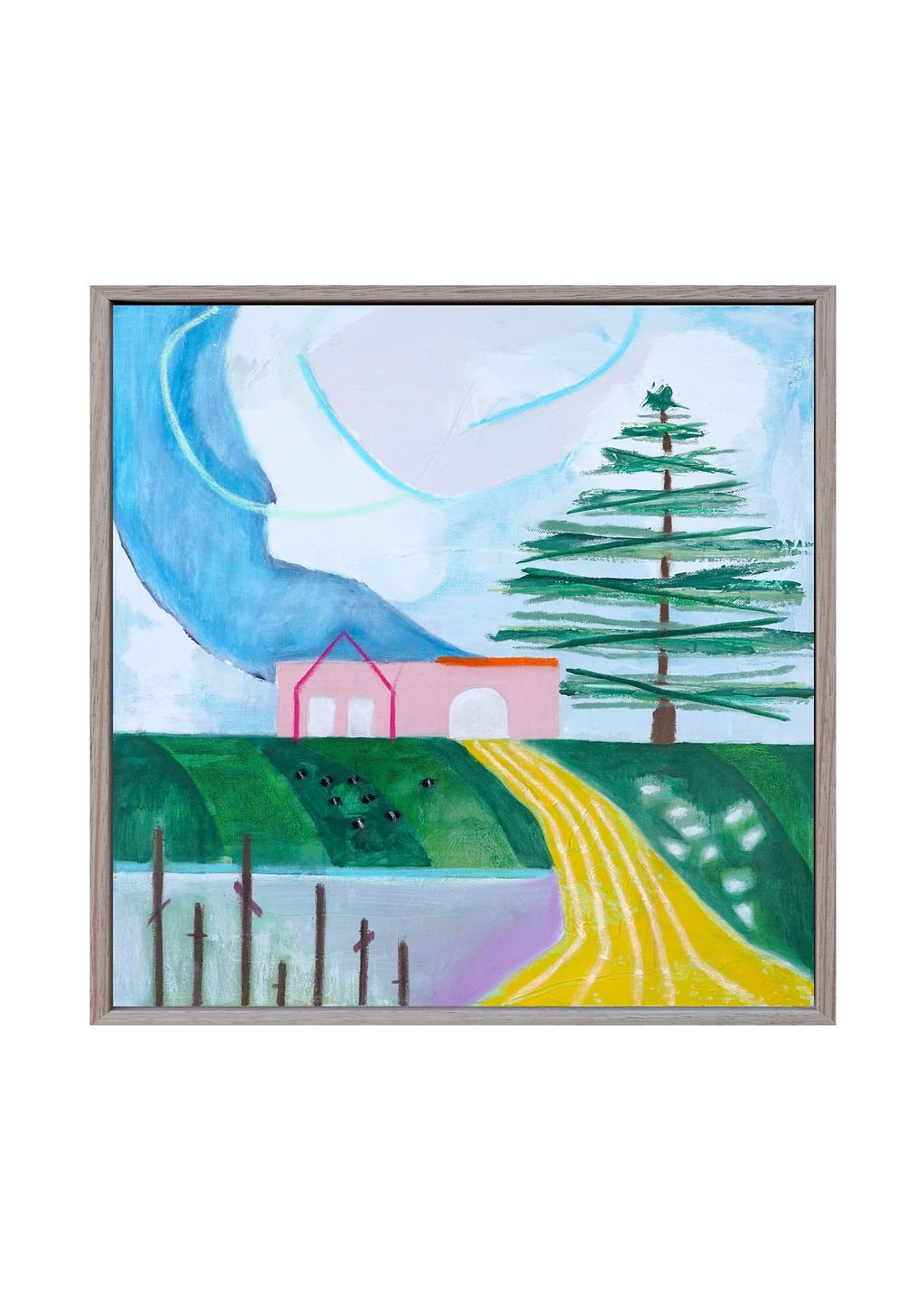 Follow The Yellow Brick Road 46cm x46cm $550