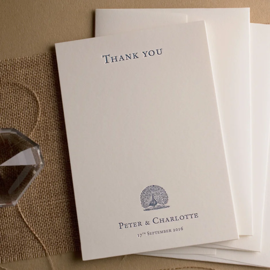 Letterpress Thank You Note 4