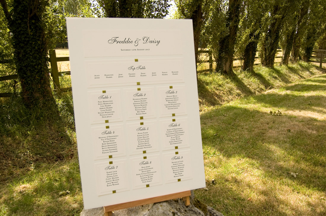 Tate Table Plan