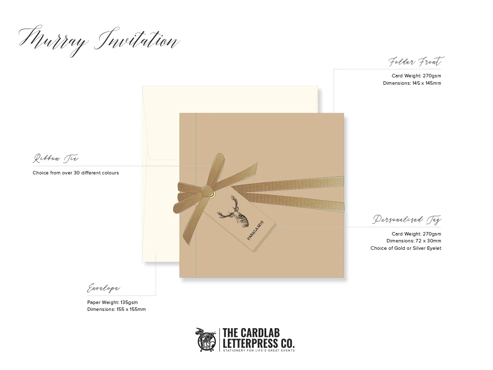Overview of Rustic Chic Murray Invite