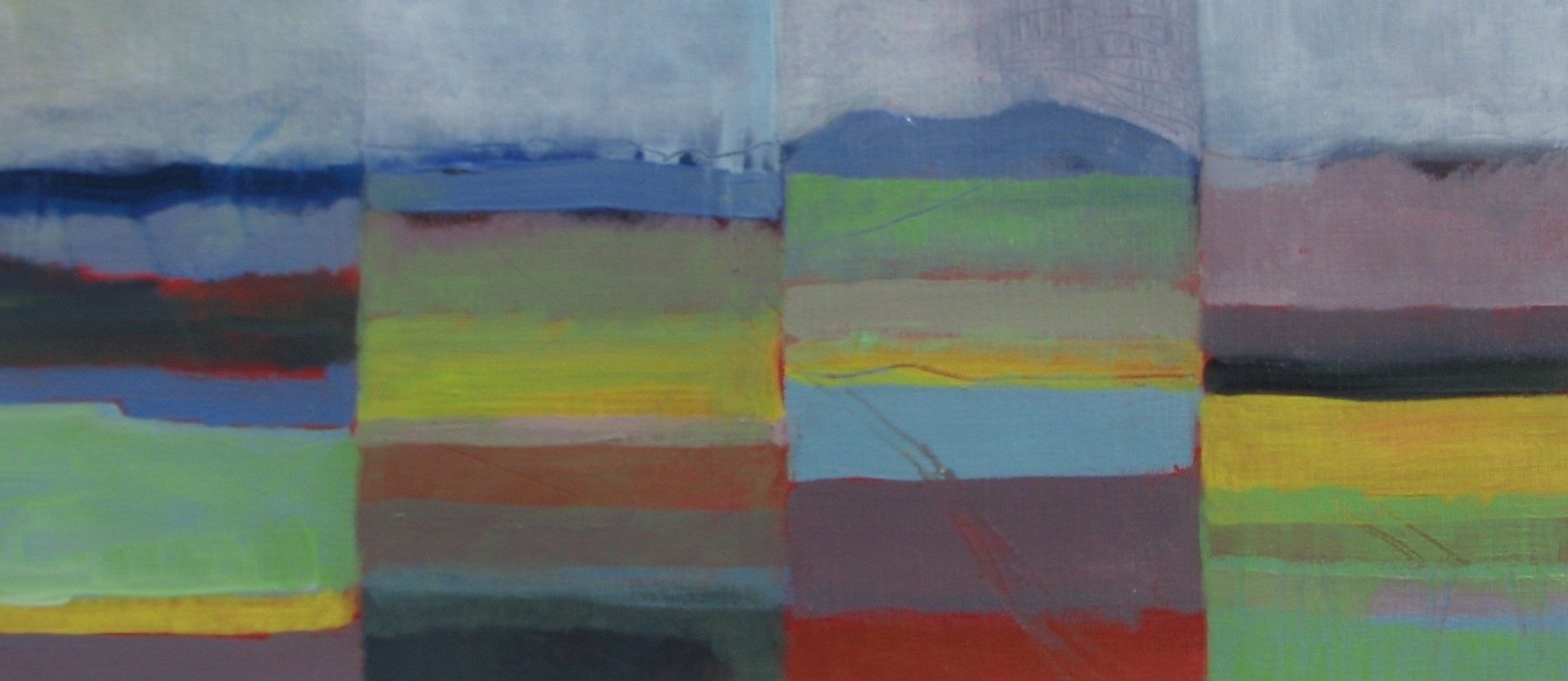 Callington to Mt Lofty, oil, 2011, Jan Brown