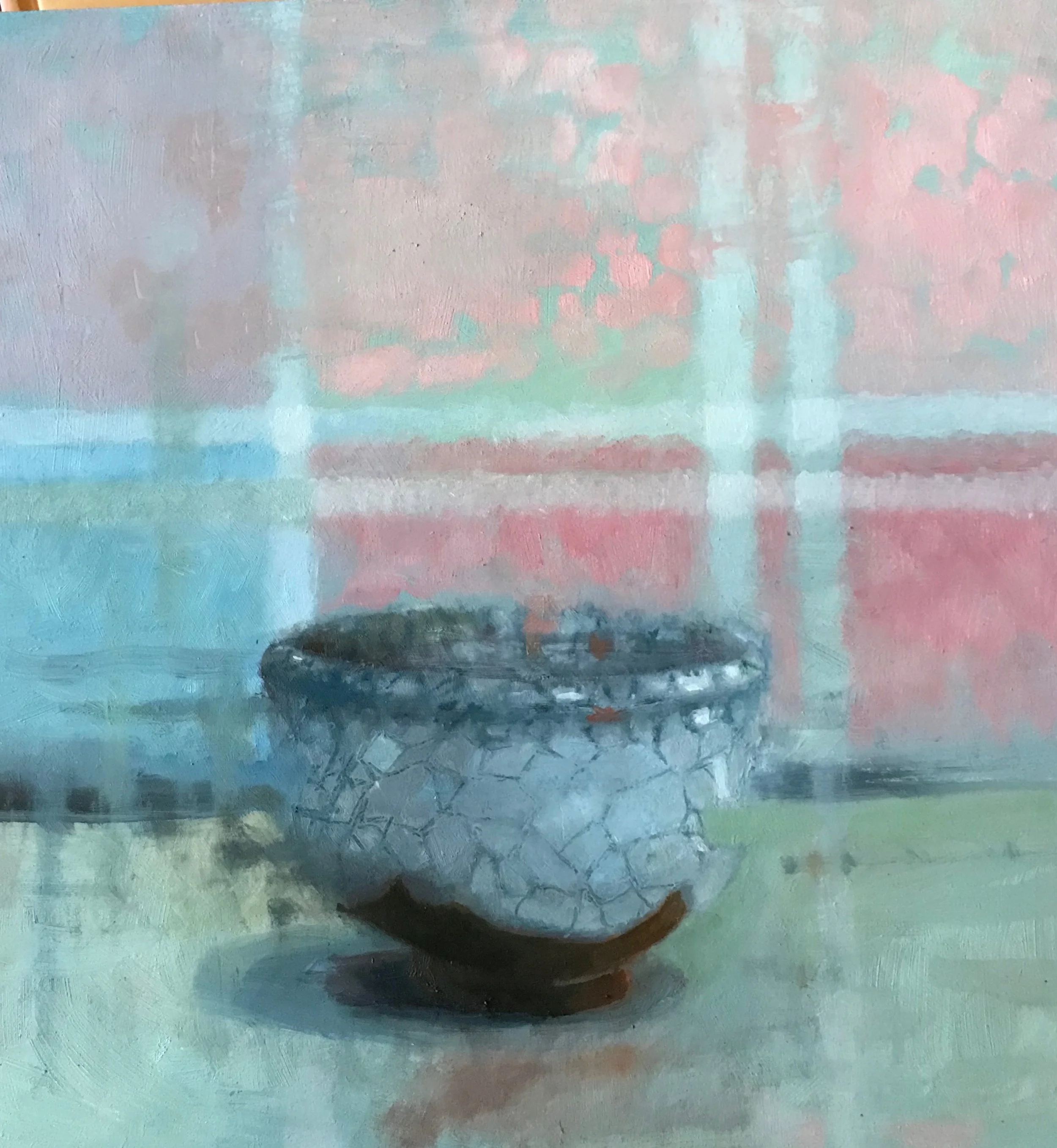 Untitled, oil on board, 23 x 23 cm, 2019