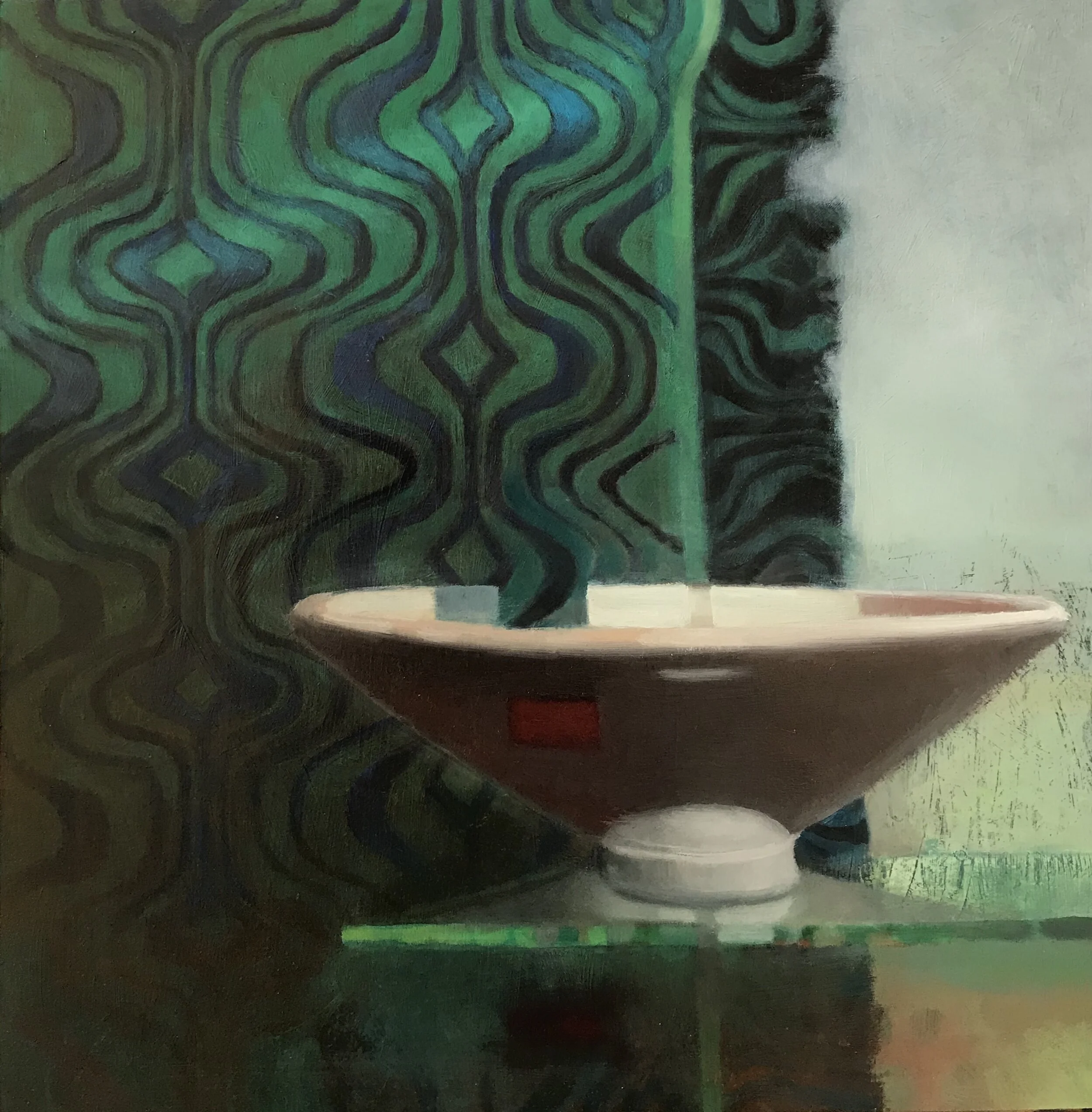 Bowl With 70's Fabric