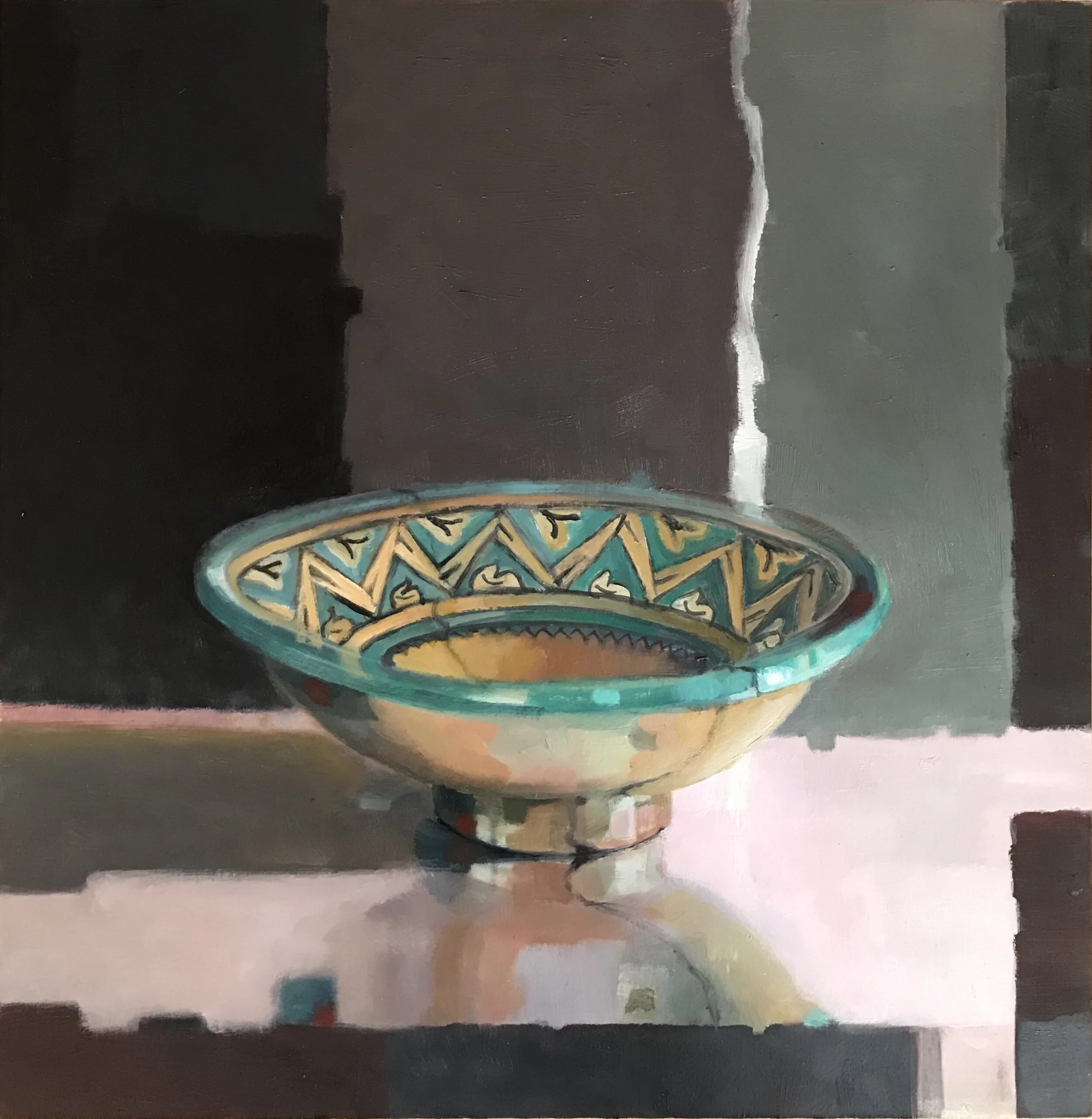 Moroccan Bowl with Crack