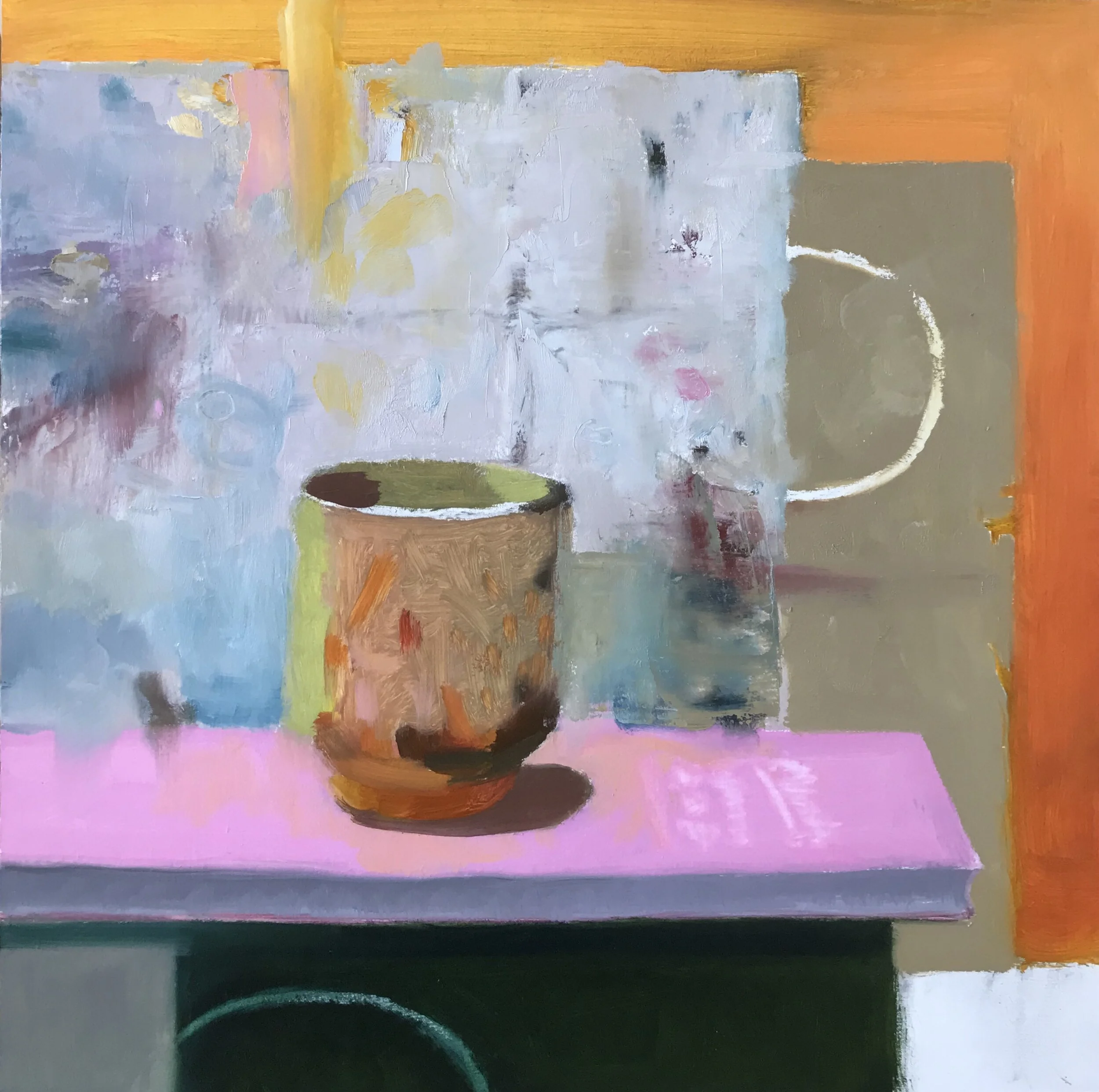 Cup with Painted Cloth