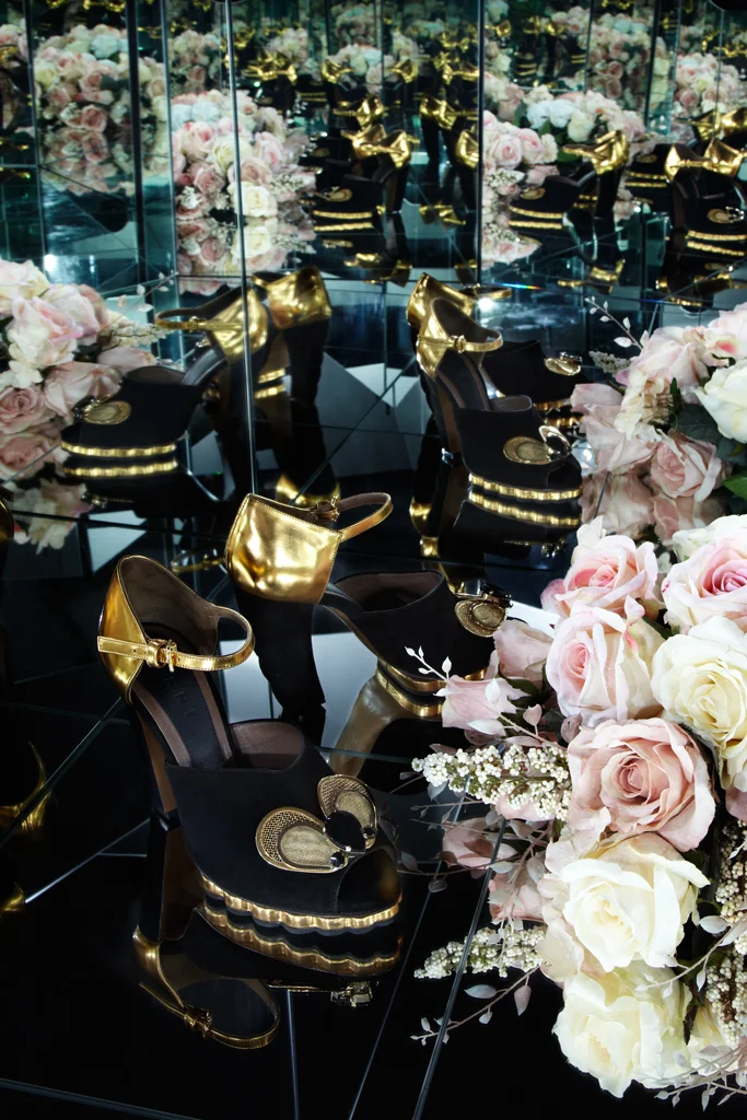 Marni High Heel Shoe - Infinity Mirror Box Photography by Tom Hartford Styling by Miriam Dembach